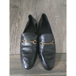 Leather Buckle Loafers with Soft Foldable Heel  size 9.5